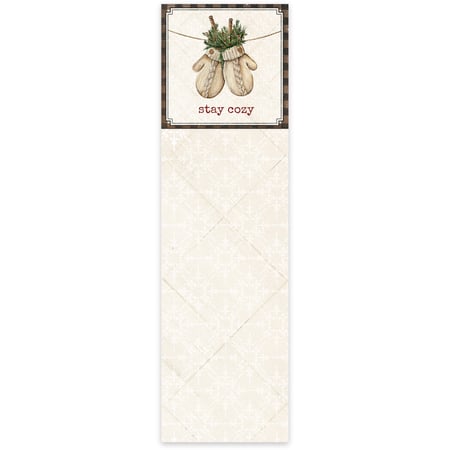 Stay Cozy List Pad - Paper, Magnet