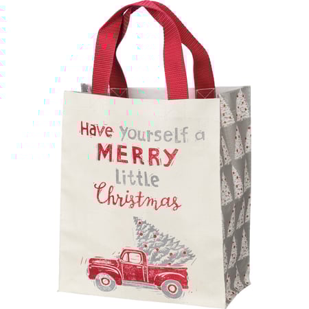 Have Yourself A Merry Little Christmas Daily Tote - Post-Consumer Material, Nylon