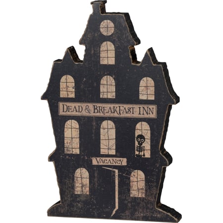 Dead And Breakfast Inn Chunky Sitter - Wood, Paper, Glitter
