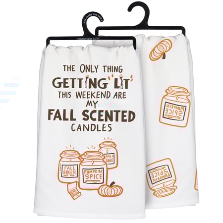 My Fall Scented Candles Kitchen Towel - Cotton