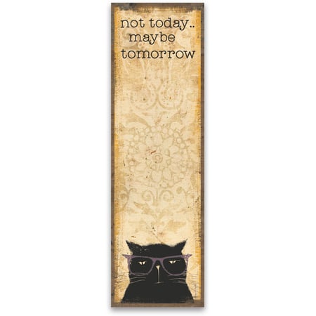 Not Today Maybe Tomorrow List Pad - Paper, Magnet