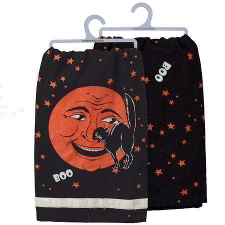 Vintage Boo Kitchen Towel - Cotton, Velvet