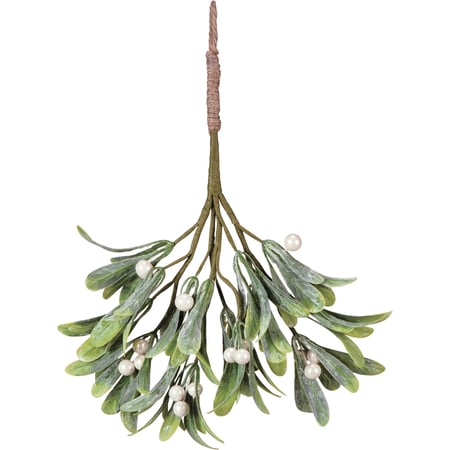 Mistletoe Cluster  - Plastic, Wire, Jute