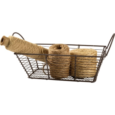 Small Rectangle Wire Basket - Wire