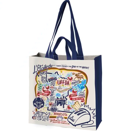 Minnesota Market Tote - Post-Consumer Material, Nylon