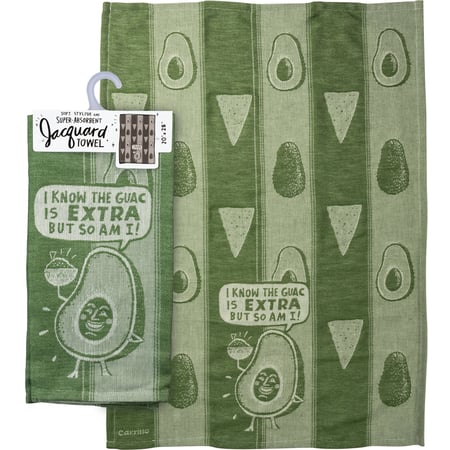 Guac Is Extra But So Am I Kitchen Towel - Cotton