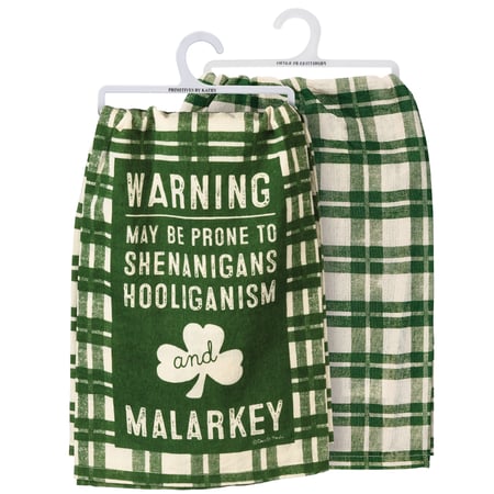 May Be Prone To Shenanigans Kitchen Towel - Cotton