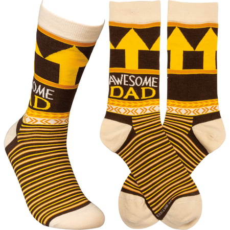 Awesome Dad Socks - Cotton, Nylon, Spandex