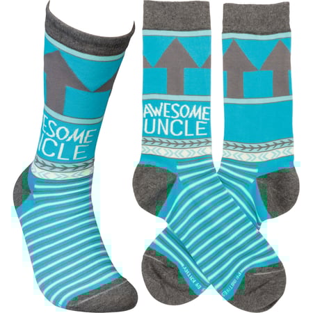 Awesome Uncle Socks - Cotton, Nylon, Spandex