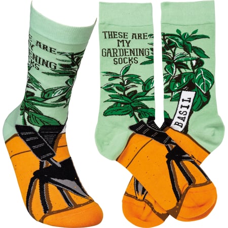 These Are My Gardening Socks - Cotton, Nylon, Spandex