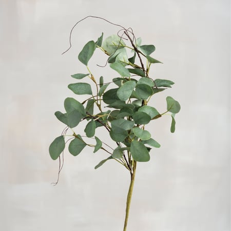 Eucalyptus Large Floral Pick - Plastic, Fabric, Wire