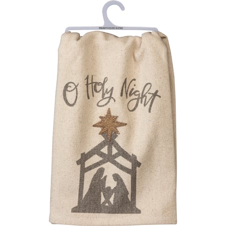O Holy Night Kitchen Towel - Cotton