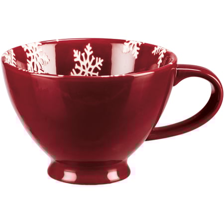 Nordic Snowflake Mug - Stoneware
