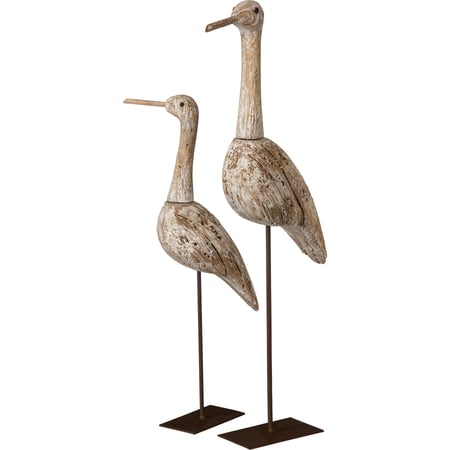 Herons Sitter Set - Wood, Metal