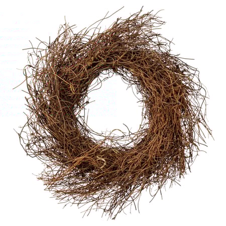 Angel Vine Small Wreath - Natural Foliage, Wire