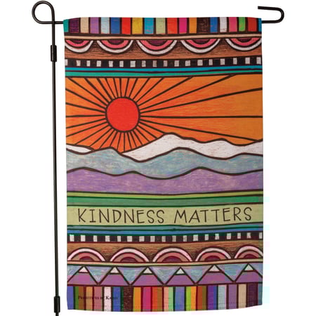 Kindness Matters Garden Flag - Polyester