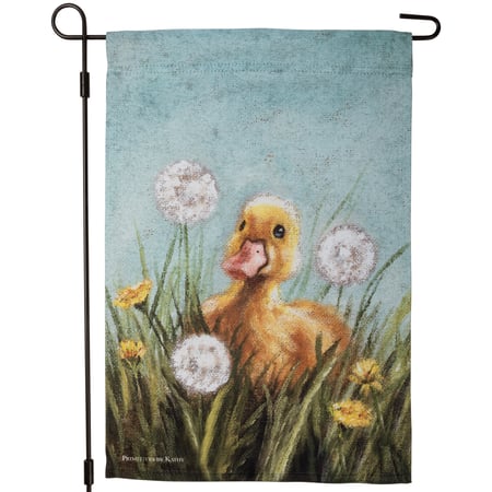 Duckling Garden Flag - Polyester