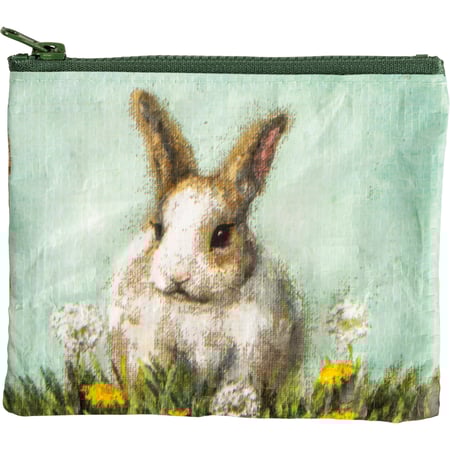 Farm Zipper Wallet - Post-Consumer Material, Plastic, Metal