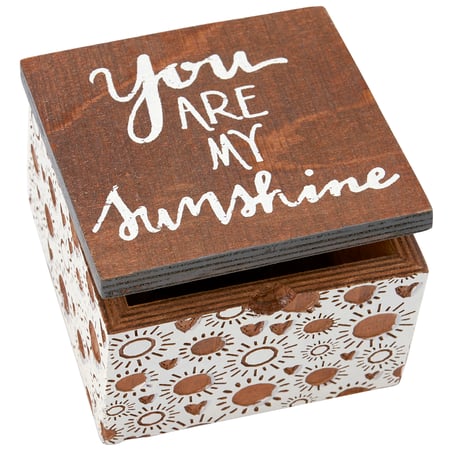 My Sunshine Hinged Box - Wood, Metal