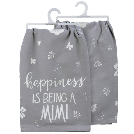 Happiness Is Being A Mimi Kitchen Towel - Cotton