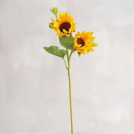 Sunflowers Floral Pick - Plastic, Fabric, Wire