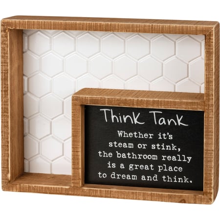 Dream Inset Box Sign - Wood