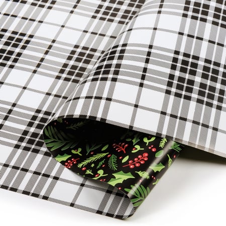 Holly Leaves Gift Wrap - Paper