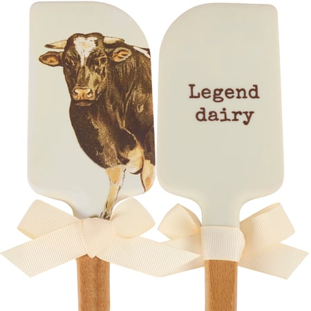 Legend Dairy Spatula - Silicone, Wood