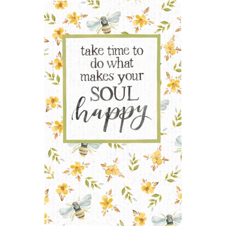 Do What Makes Your Soul Happy Large Notebook - Paper