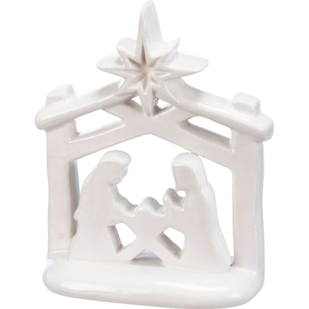 Ceramic Nativity Figurine - Ceramic
