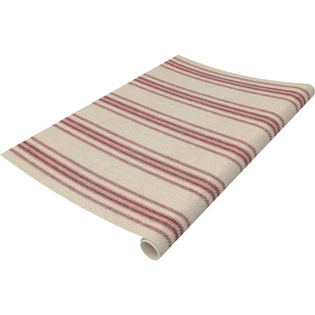 Red Stripe Paper Table Runner - Paper