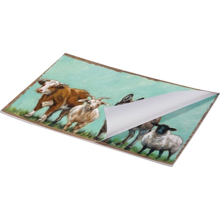 Animal Family Paper Placemat Pad - Paper