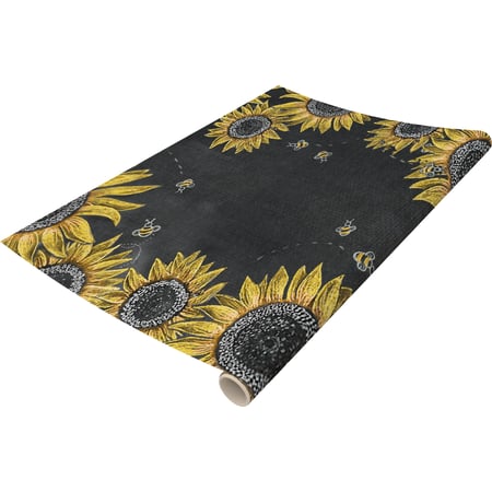 Sunflowers Paper Table Runner - Paper
