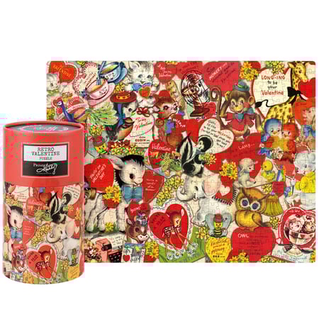 Vintage Valentine Puzzle - Paper