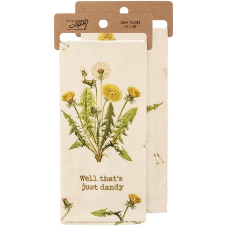Well That's Just Dandy Kitchen Towel - Cotton, Linen