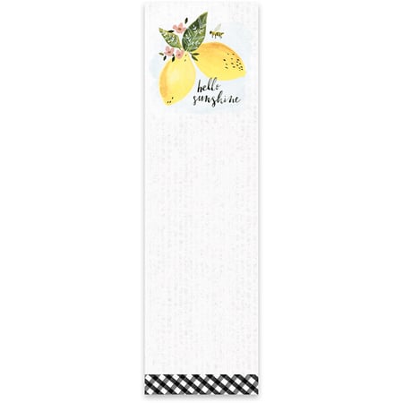 Hello Sunshine List Pad - Paper, Magnet