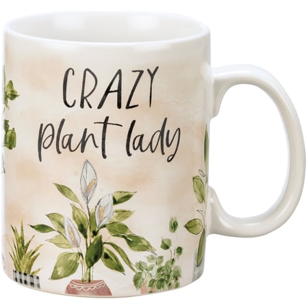 Crazy Plant Lady Mug - Stoneware