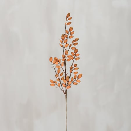 Small Fall Leaves Floral Pick - Polyester, Plastic, Wire