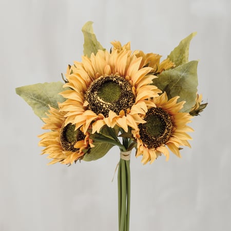 Large Sunflowers Bouquet - Plastic, Fabric, Wire