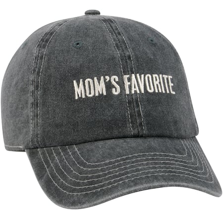 Mom's Favorite Baseball Cap - Cotton, Metal