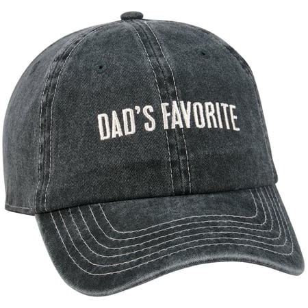 Dad's Favorite Baseball Cap - Cotton, Metal