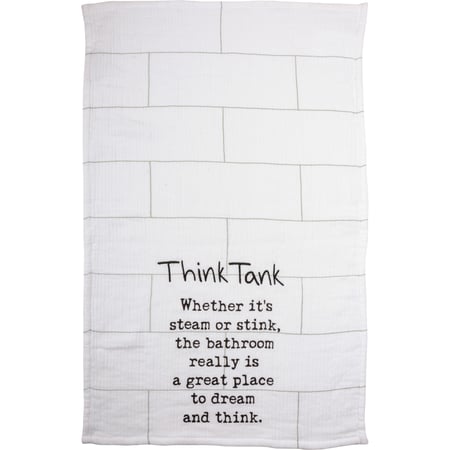 Think Tank Hand Towel - Cotton, Terrycloth