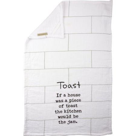 Toast Kitchen Towel - Cotton, Terrycloth