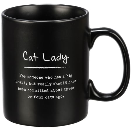 Cat Lady Mug - Stoneware