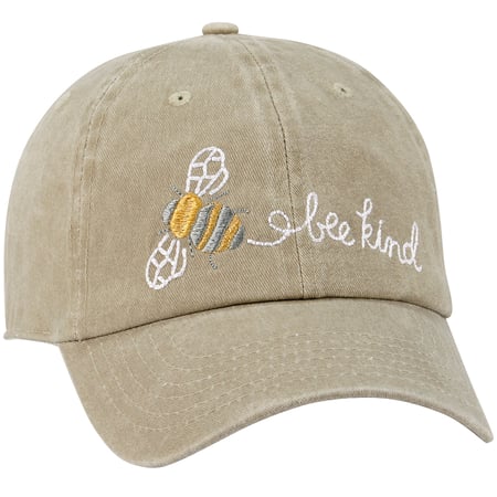 Bee Kind Baseball Cap - Cotton, Metal