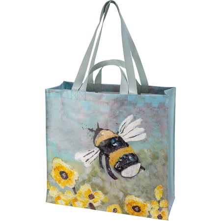 Bumblebee Market Tote - Post-Consumer Material, Nylon