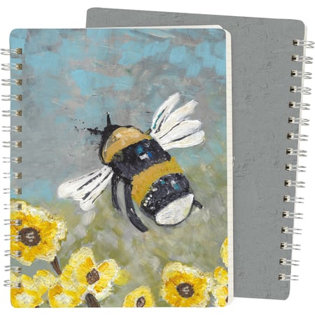 Bumblebee Spiral Notebook - Paper, Metal