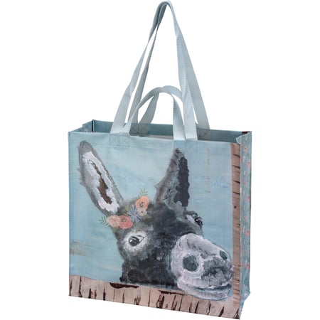 Donkey Market Tote - Post-Consumer Material, Nylon