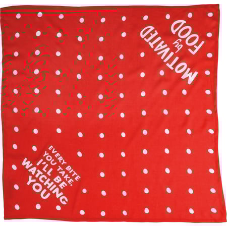 Food/Watching Large Pet Bandana - Rayon