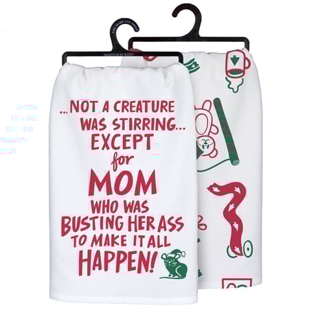 Except For Mom Kitchen Towel - Cotton